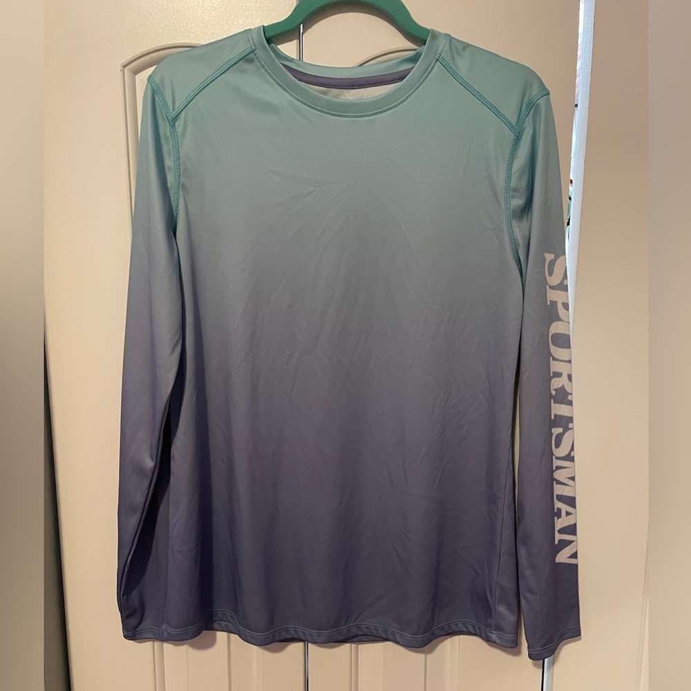 World Wide Sportsman angler long sleeve ombré women’s shirt💙💜